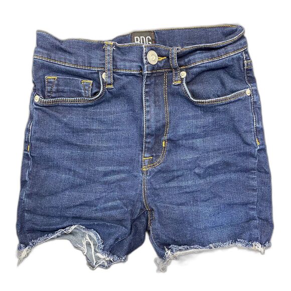 BDG Urban Outfitters Girls Twig Jean Shorts Size 12 Frayed Distressed - Picture 1 of 8